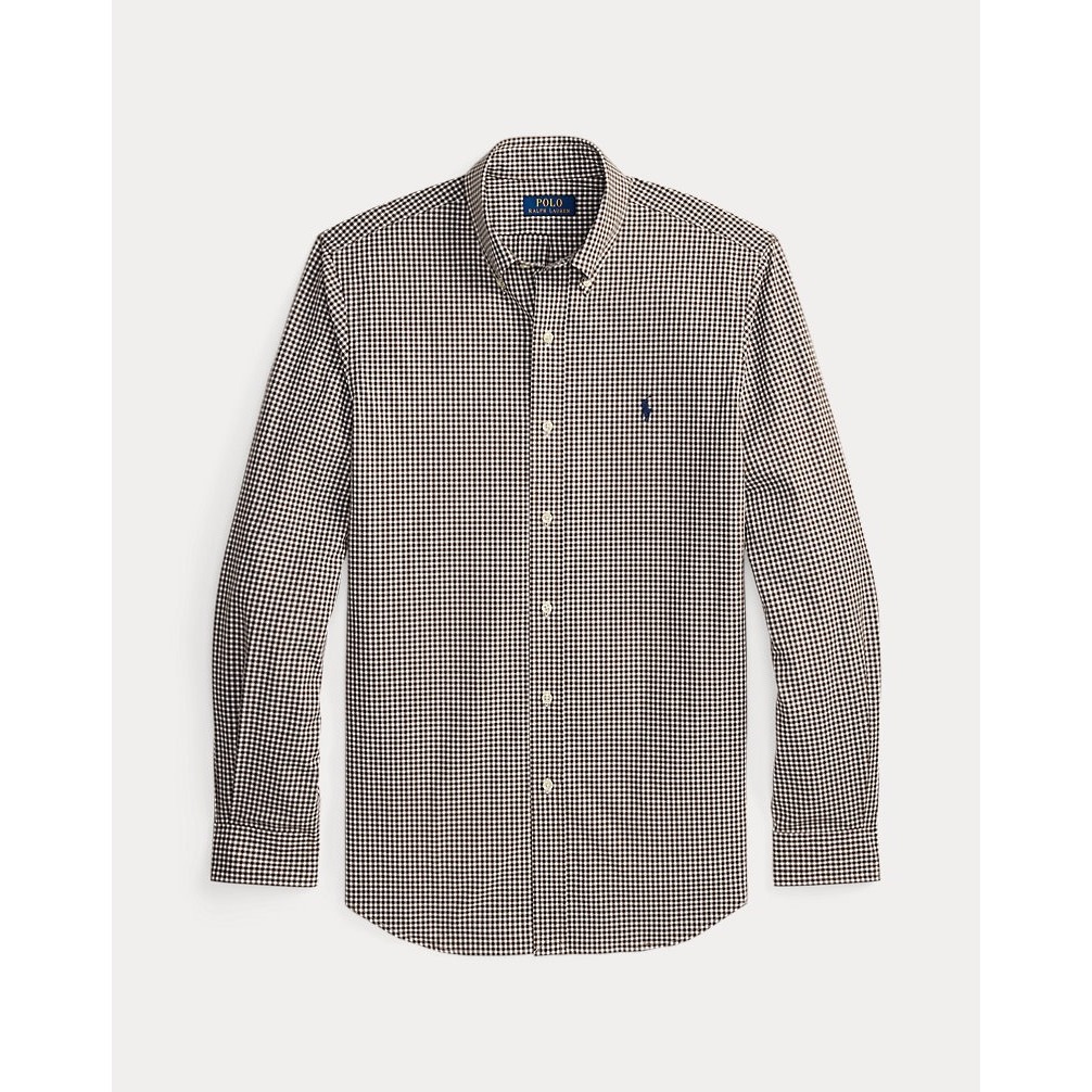 Ralph Lauren Mens Xl Classic Fit Gingham Stretch Poplin Shirt Polo